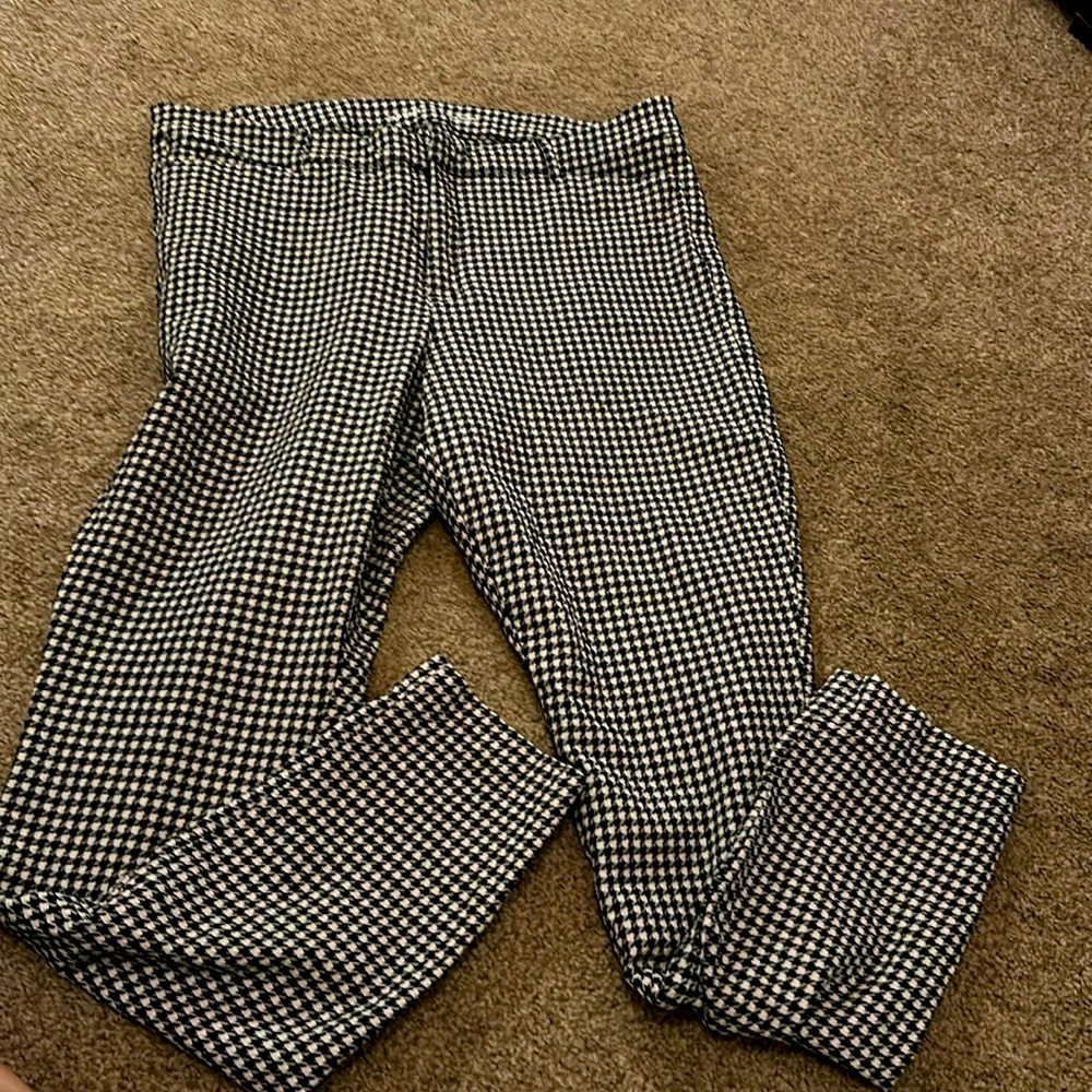 Old Navy Pixie skinny high rise checkered pants